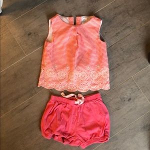 Bright pink gap outfit